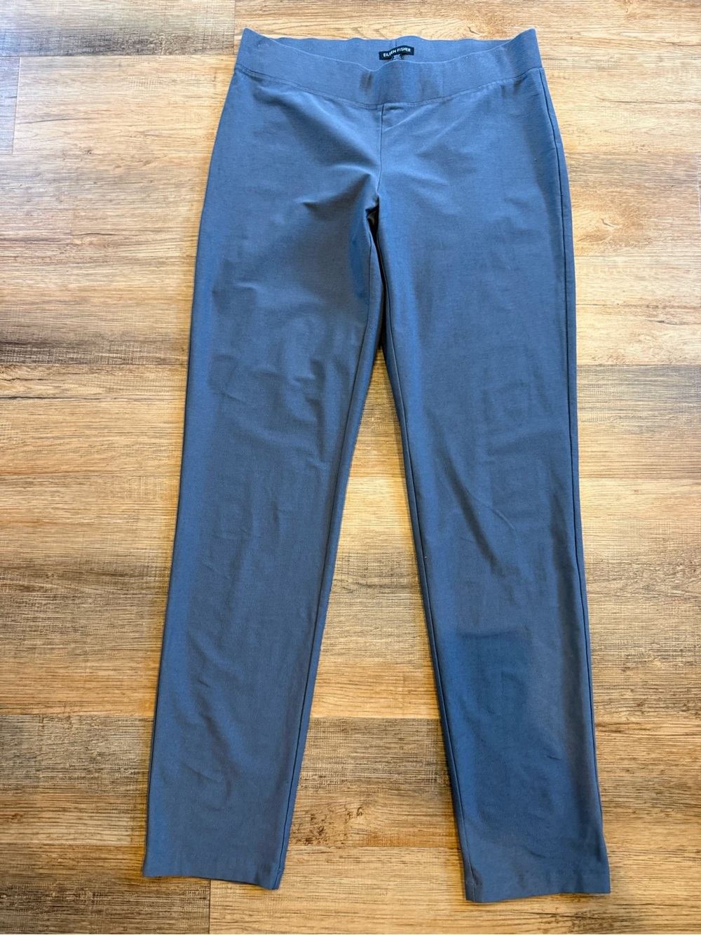Eileen Fisher Gray Pull On Trousers Medium